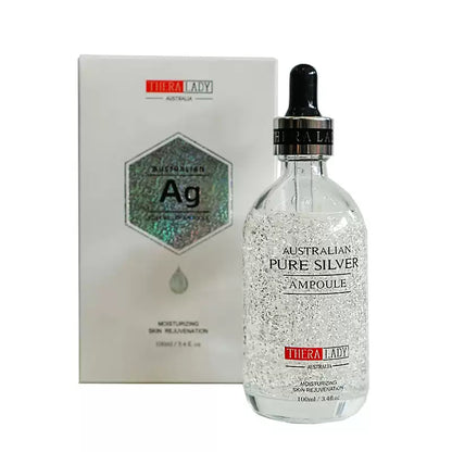 Australian Thera Lady 24K Gold Ampoule, Firming & Rejuvenating; Silver Ampoule, Moisturizing & Repairing.