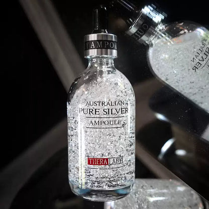 Australian Thera Lady 24K Gold Ampoule, Firming & Rejuvenating; Silver Ampoule, Moisturizing & Repairing.