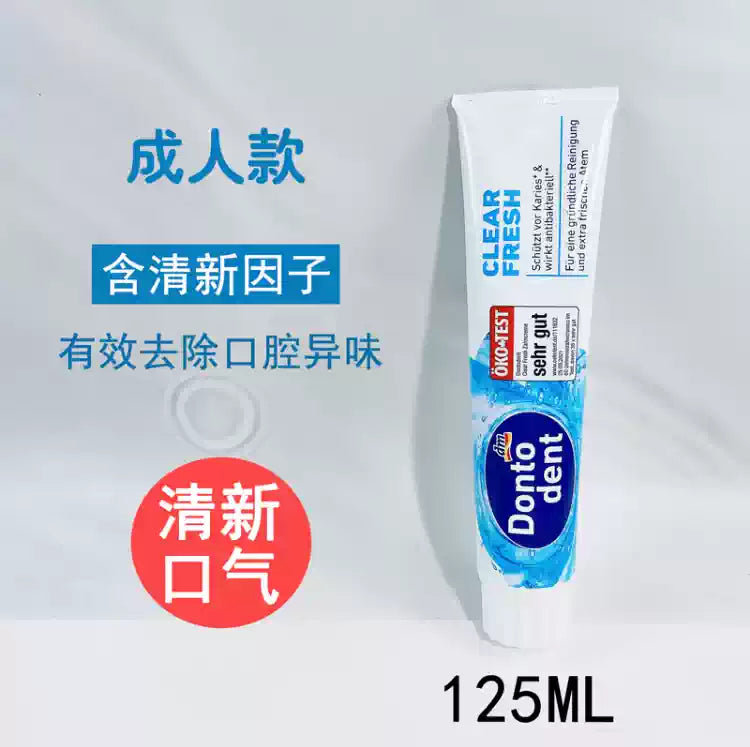 Original German Dontodent Herbal Anti-sensitive Whitening Toothpaste 125ml