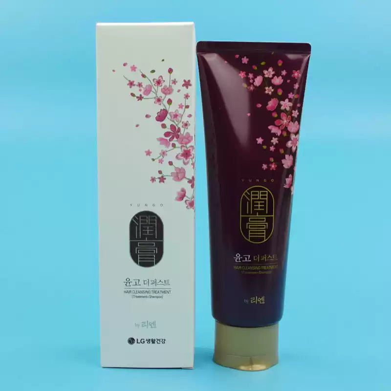 Korean Imported LG ReEn Yungo Shampoo, 2-in-1 Cleanser & Conditioner, Moisturizing, Volumizing, Anti-dandruff Hair Care.   需要我把这款洗发水不同版本（如燕窝、梨与小苍兰）的英文翻译也整理一下吗？