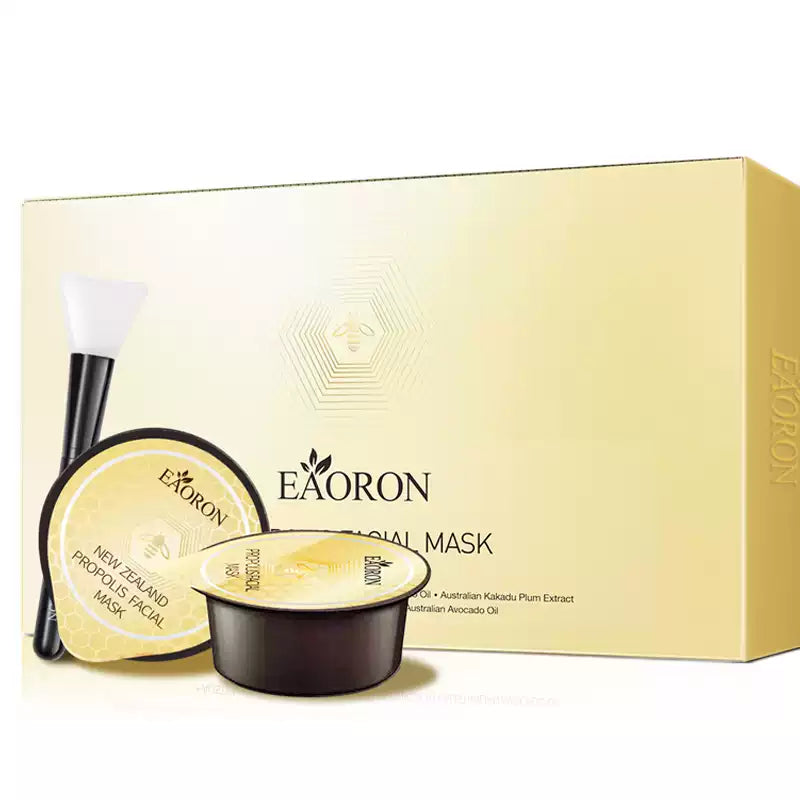 Australian Eaoron Propolis Honey Mask, Wash-off Clay Mask, Cleansing & Moisturizing