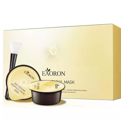 Australian Eaoron Propolis Honey Mask, Wash-off Clay Mask, Cleansing & Moisturizing